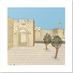 Jaffa Gate Jerusalem Posters and Art